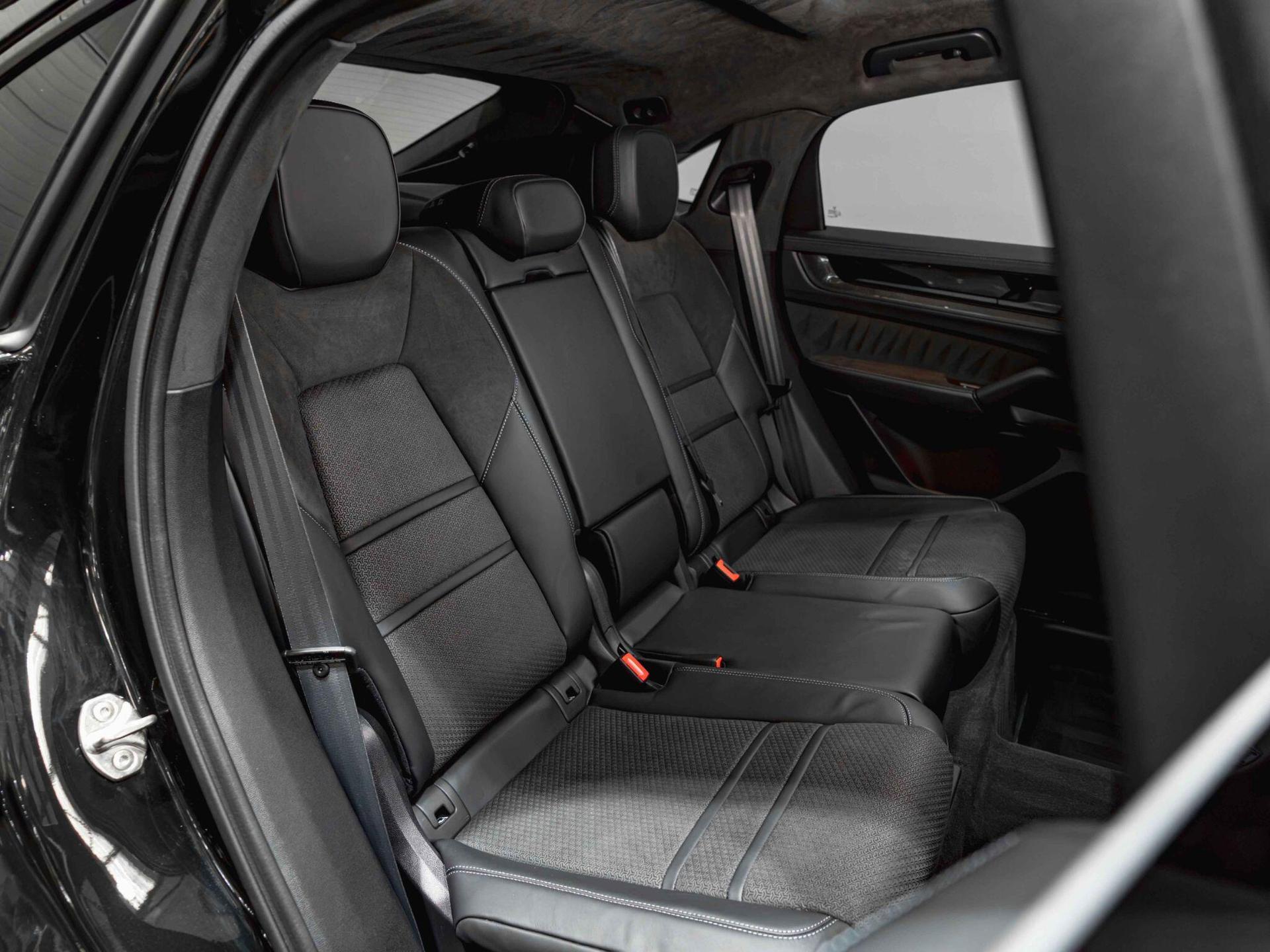 An interior shot of the seats rear on a 2025 Porsche Cayenne