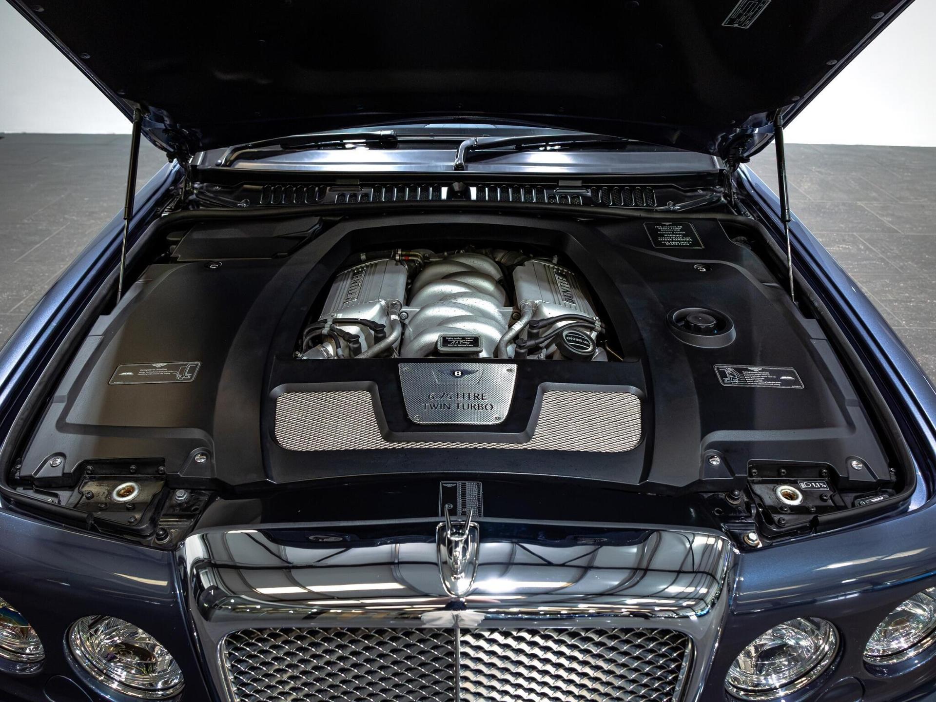 An exterior shot of the engine on a 2006 Bentley Azure