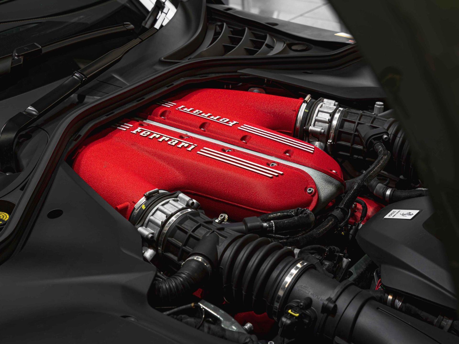 An exterior shot of the engine on a 2025 Ferrari 12Cilindri