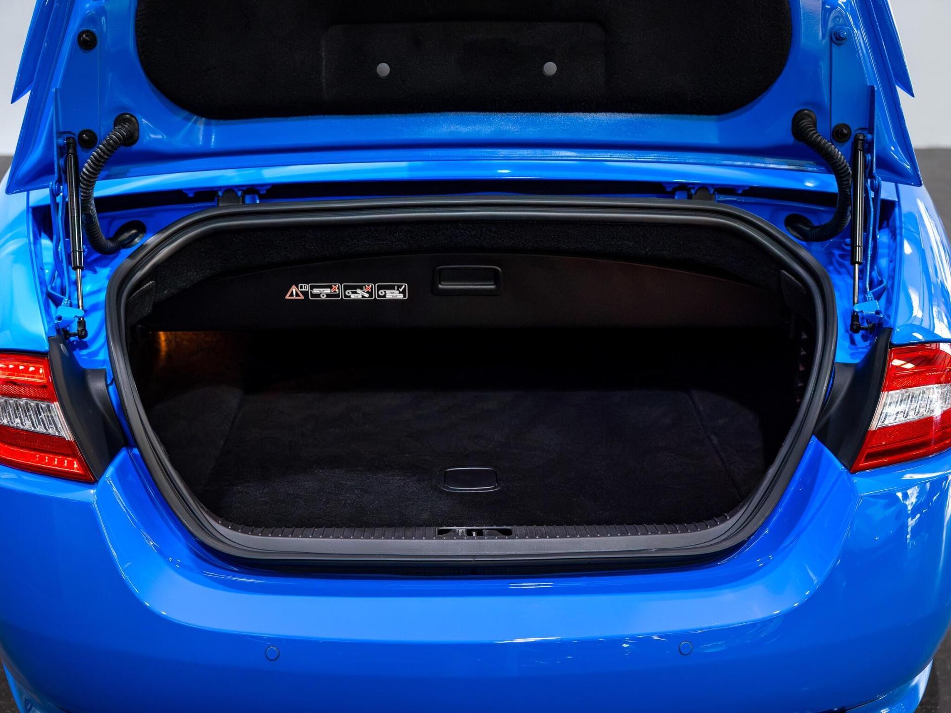 An interior shot of the boot on a 2014 Jaguar XKR-S