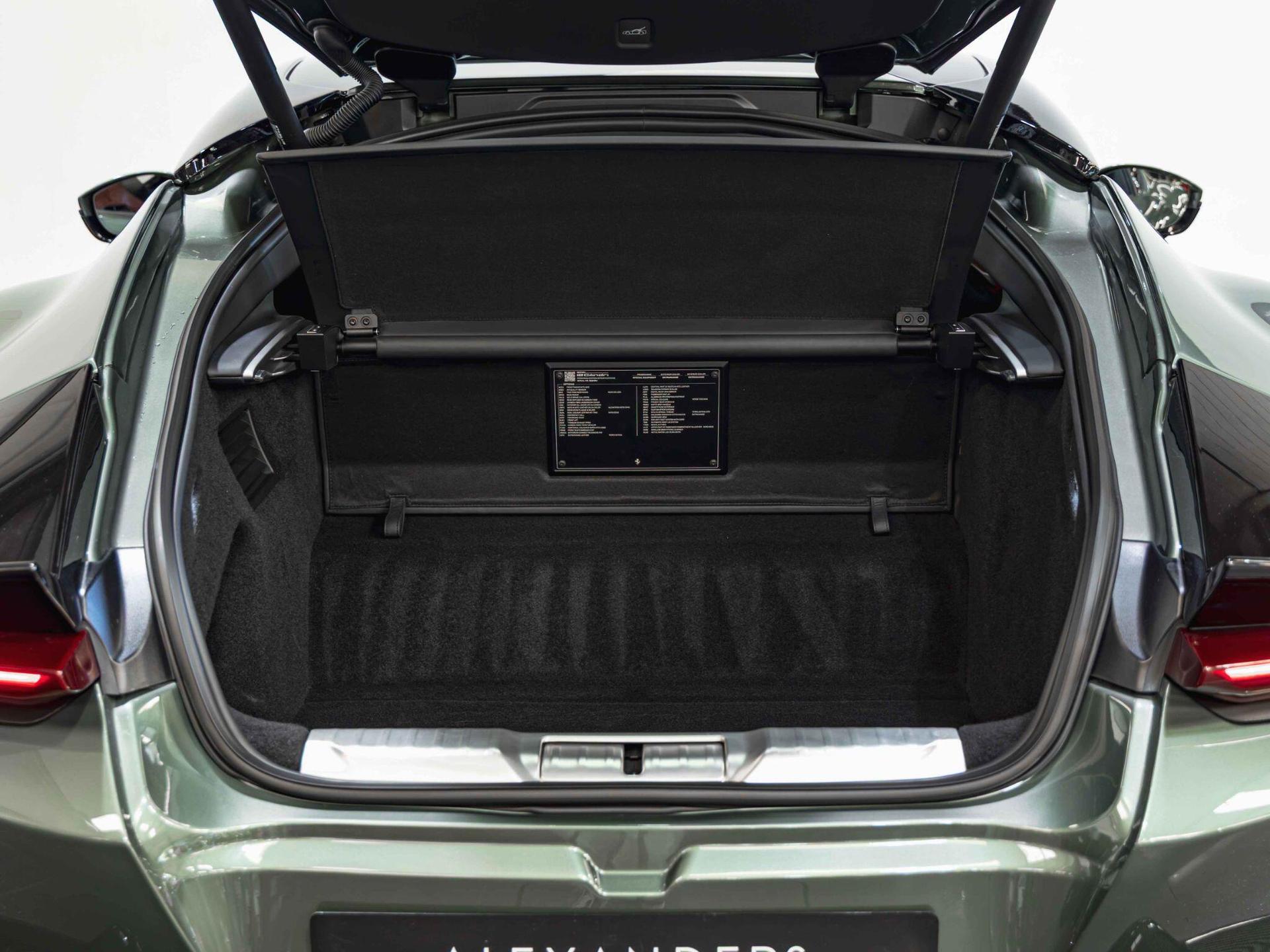 An interior shot of the boot on a 2025 Ferrari 12Cilindri