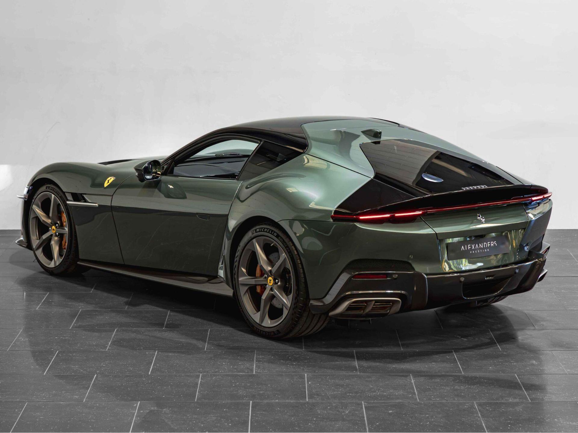 An exterior shot of the rear left on a 2025 Ferrari 12Cilindri