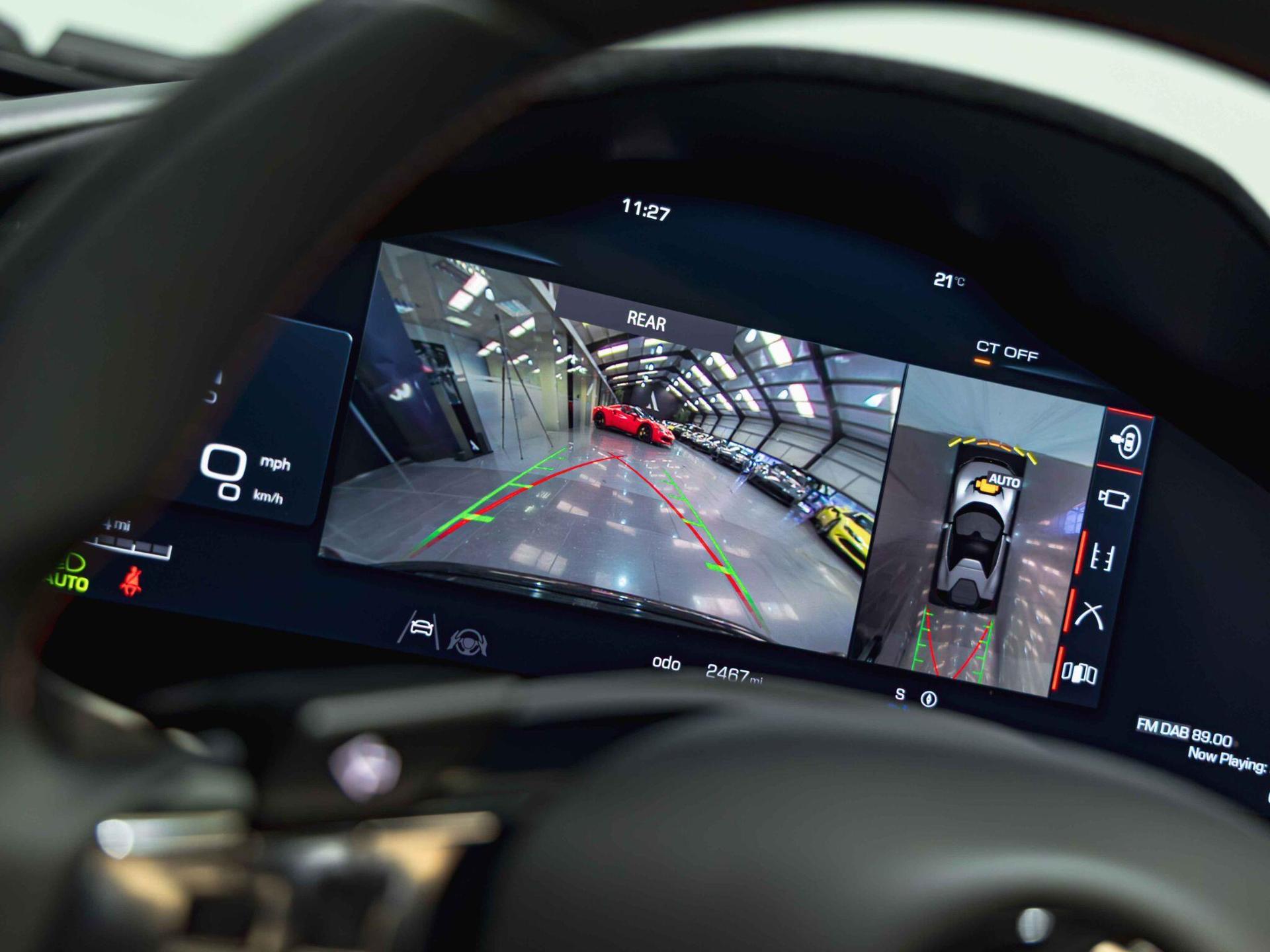 An interior shot of the driver instruments on a 2025 Ferrari 12Cilindri