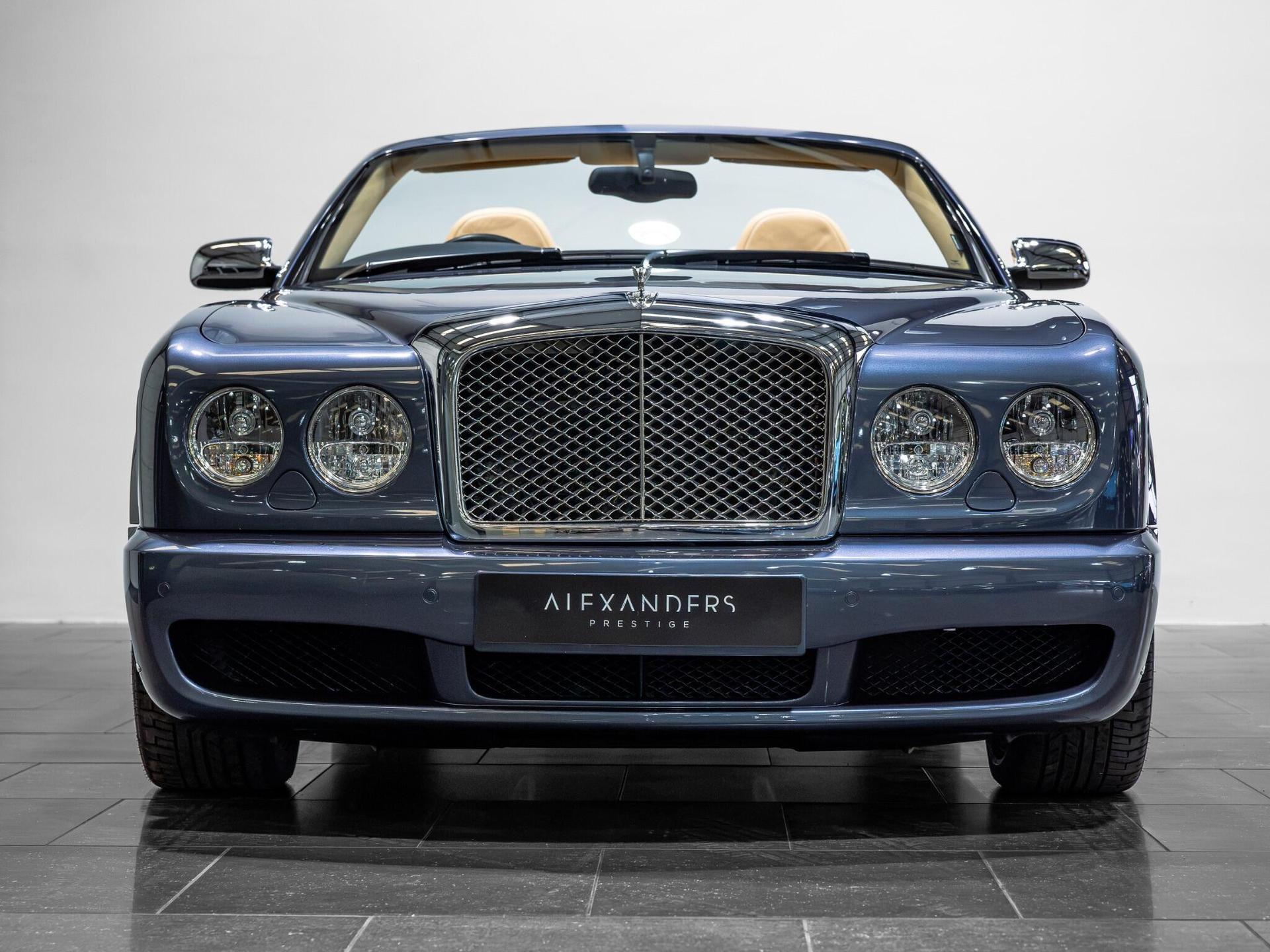 An exterior shot of the front on a 2006 Bentley Azure