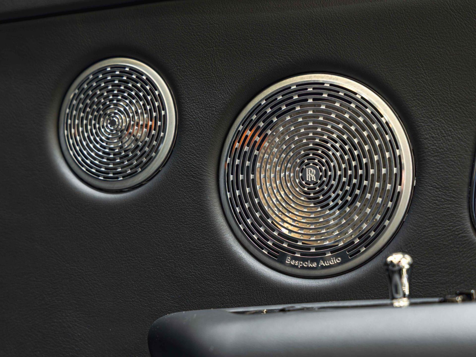 An interior shot of the driver instruments on a 2023 Rolls-Royce Cullinan