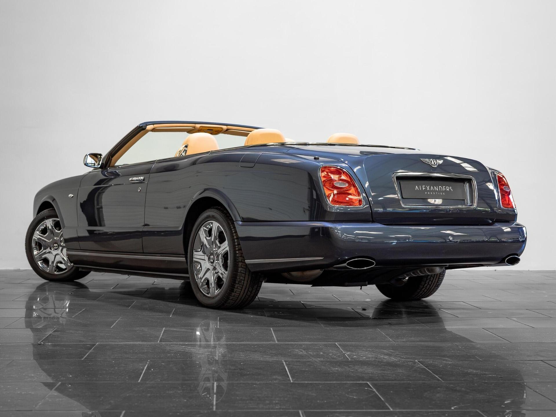 An exterior shot of the rear left on a 2006 Bentley Azure