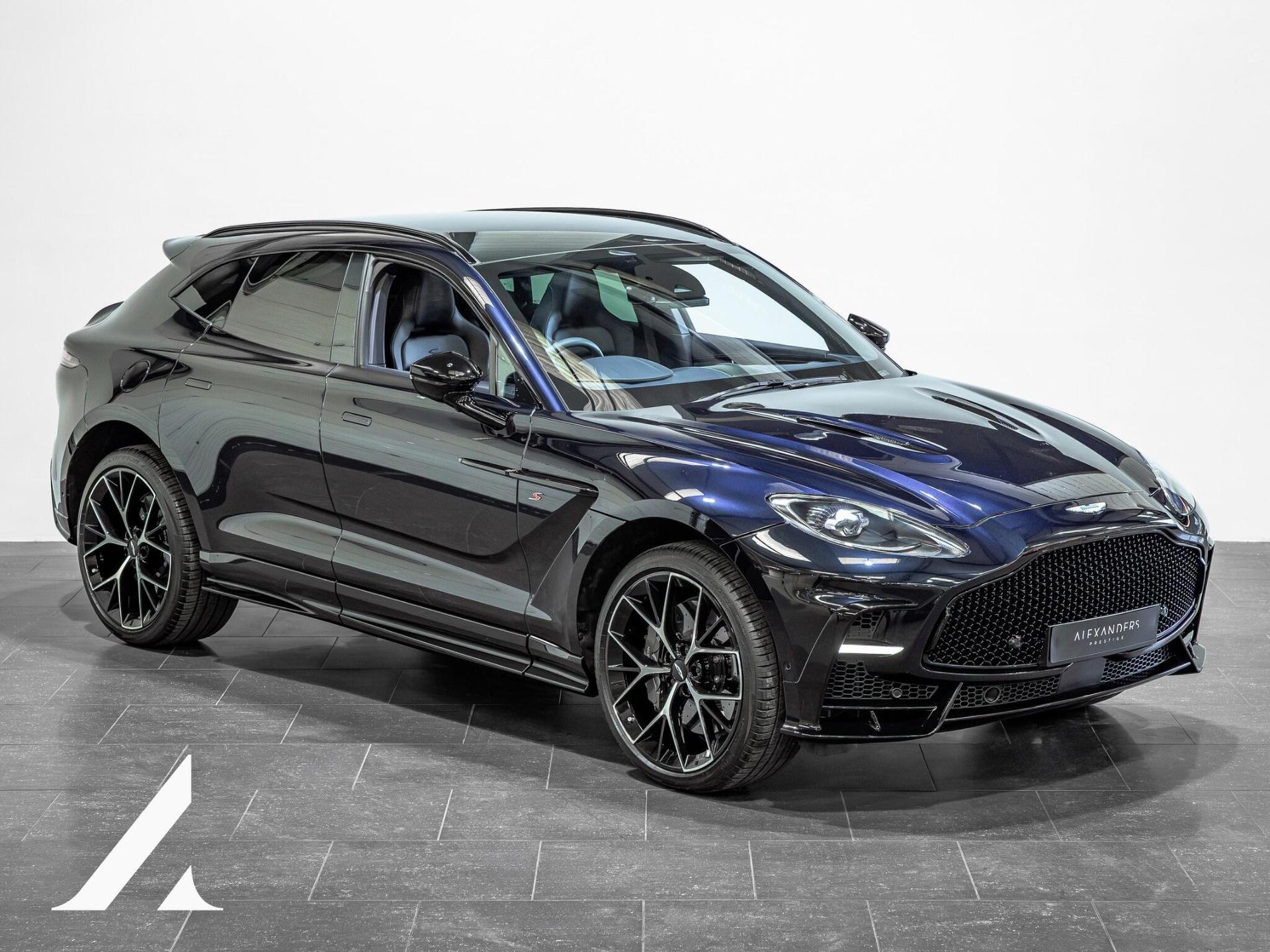 An exterior shot of the front right on a 2025 Aston Martin DBX