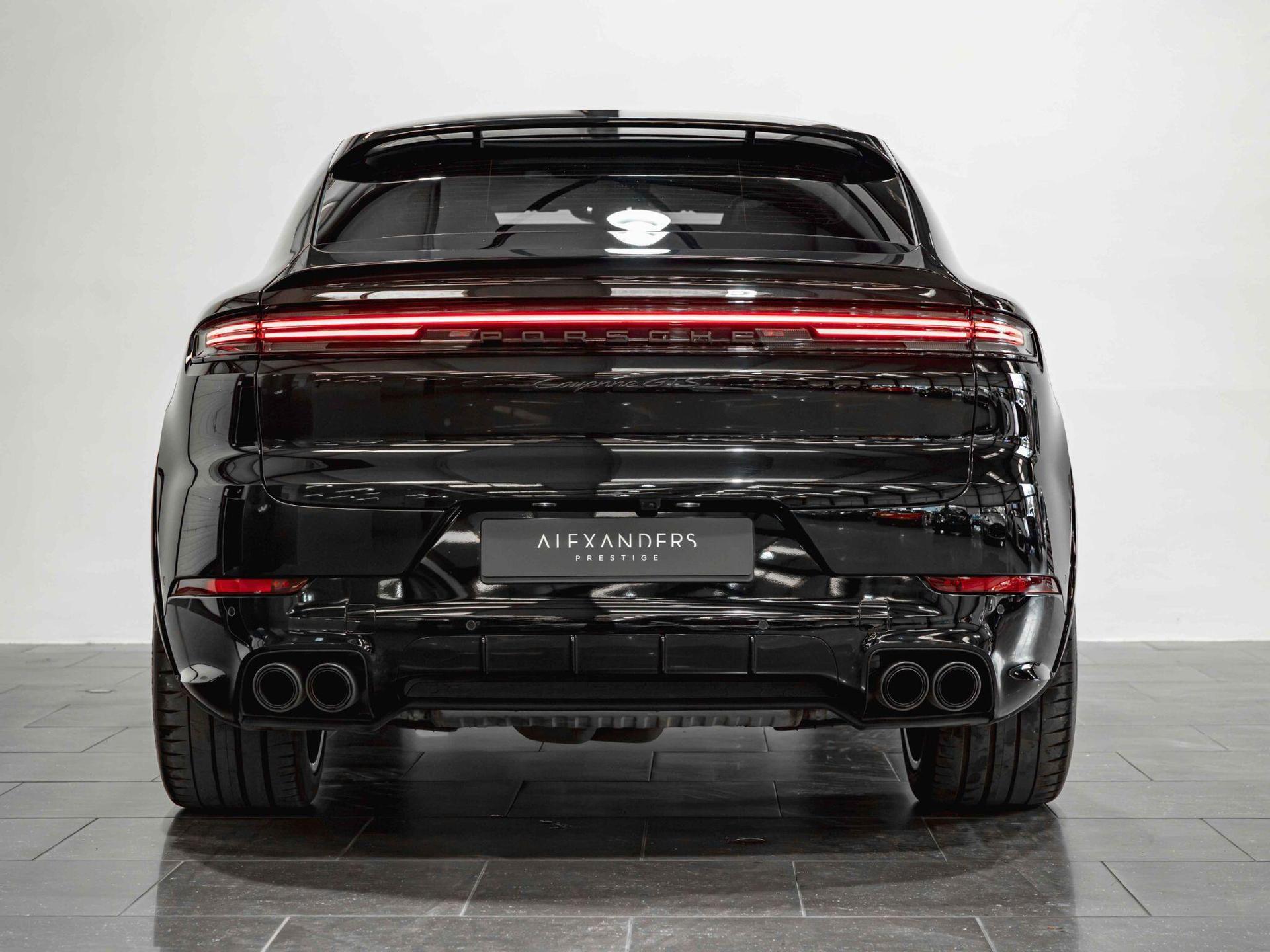 An exterior shot of the rear on a 2025 Porsche Cayenne