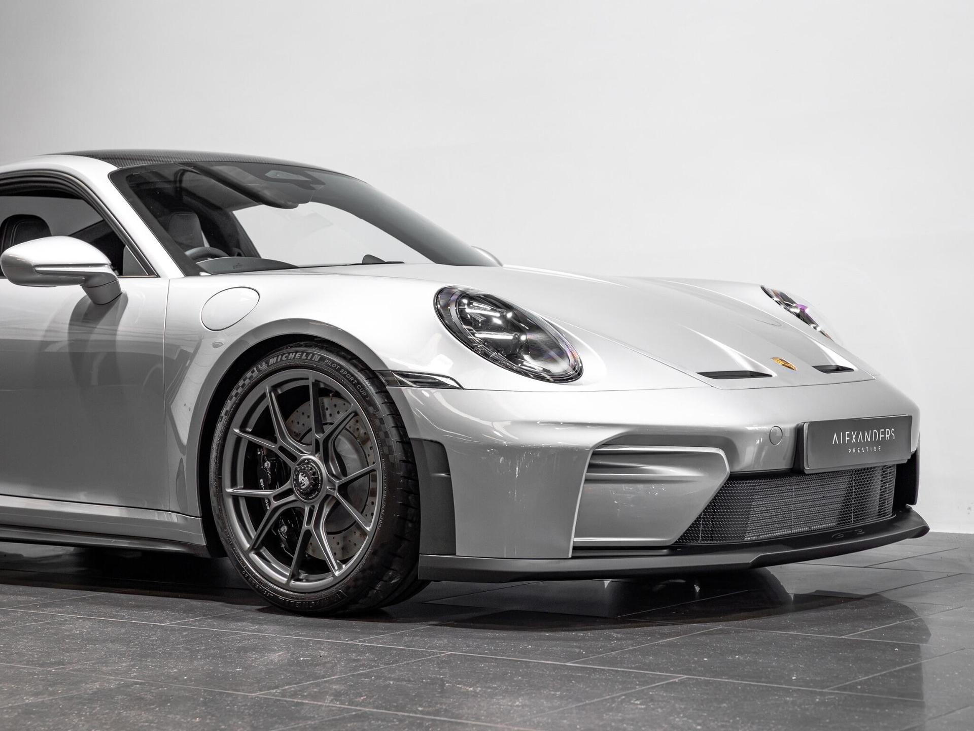 An exterior shot of the front right on a 2026 Porsche 911