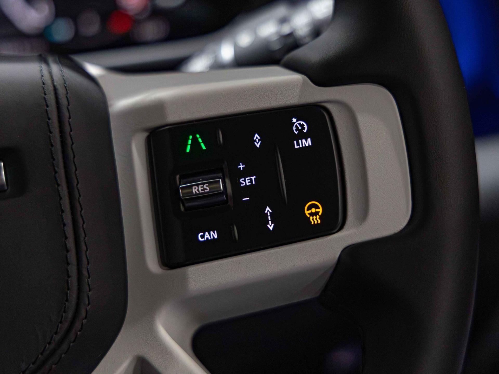 An interior shot of the misc controls on a 2025 Land Rover Defender 90