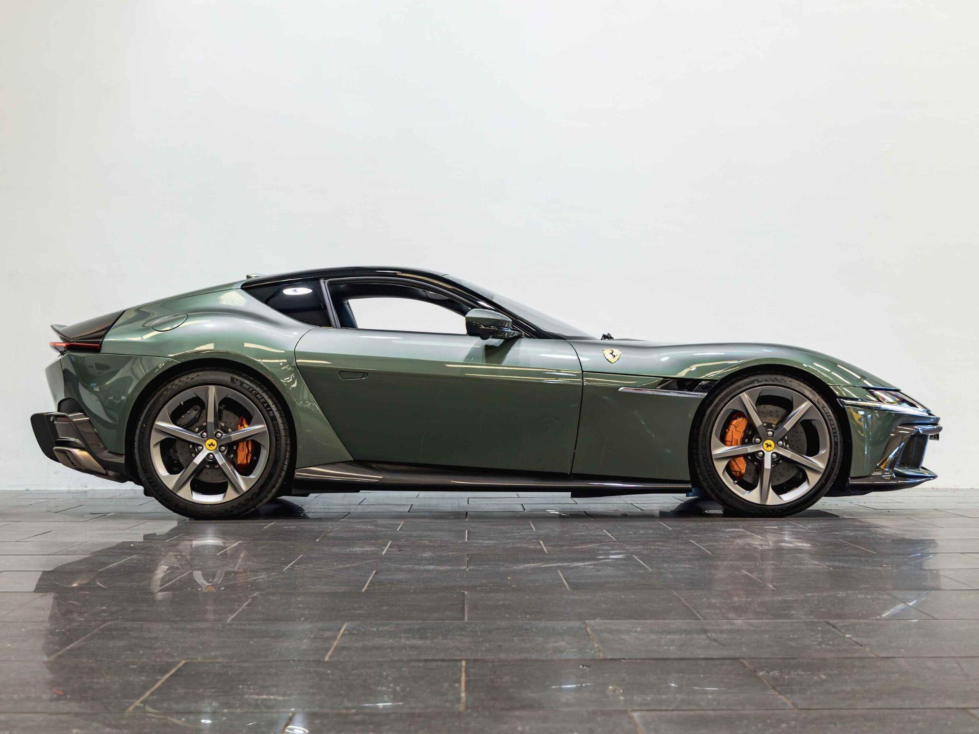 An exterior shot of the side right on a 2025 Ferrari 12Cilindri