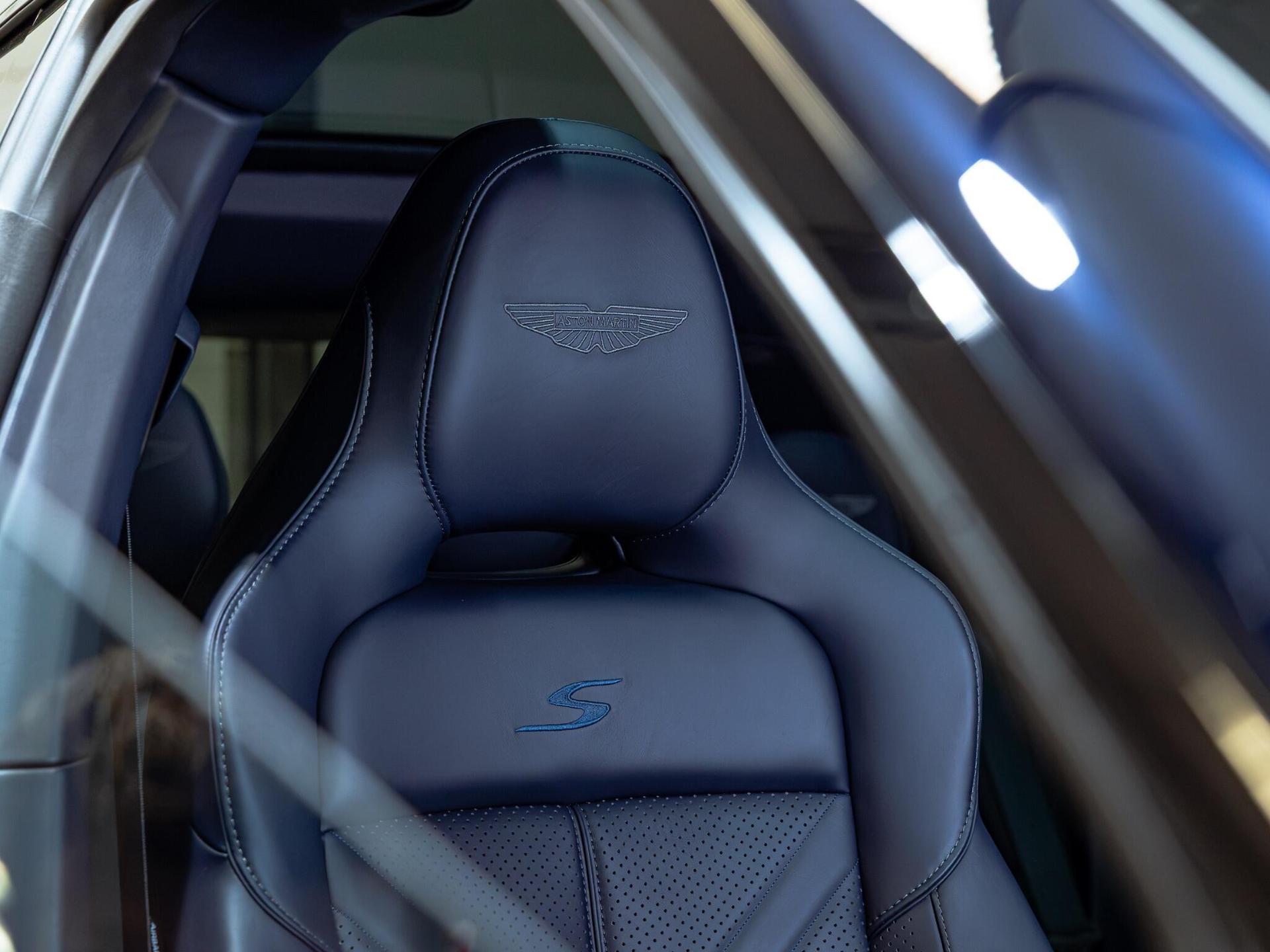 An interior shot of the driver seat on a 2025 Aston Martin DBX
