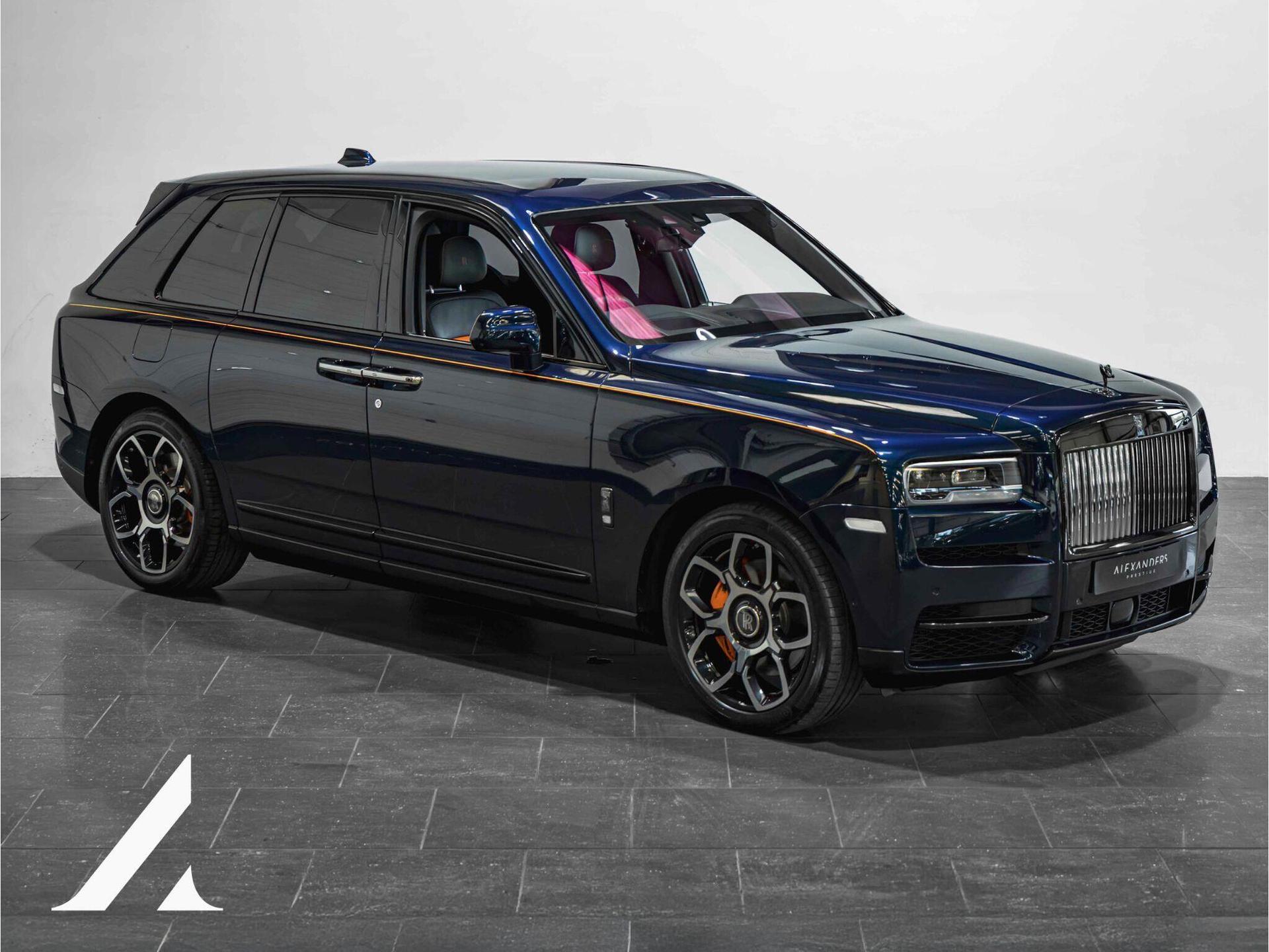 An exterior shot of the front right on a 2023 Rolls-Royce Cullinan
