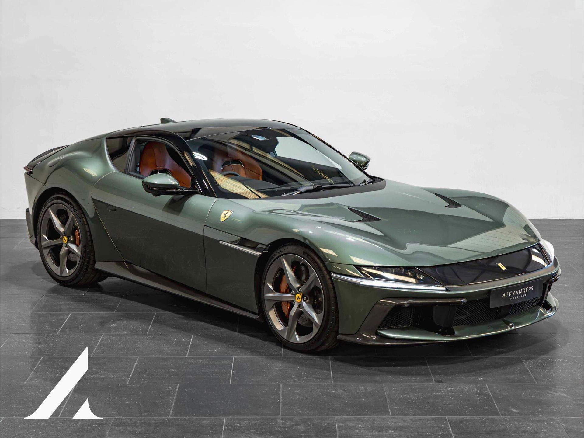 An exterior shot of the front right on a 2025 Ferrari 12Cilindri