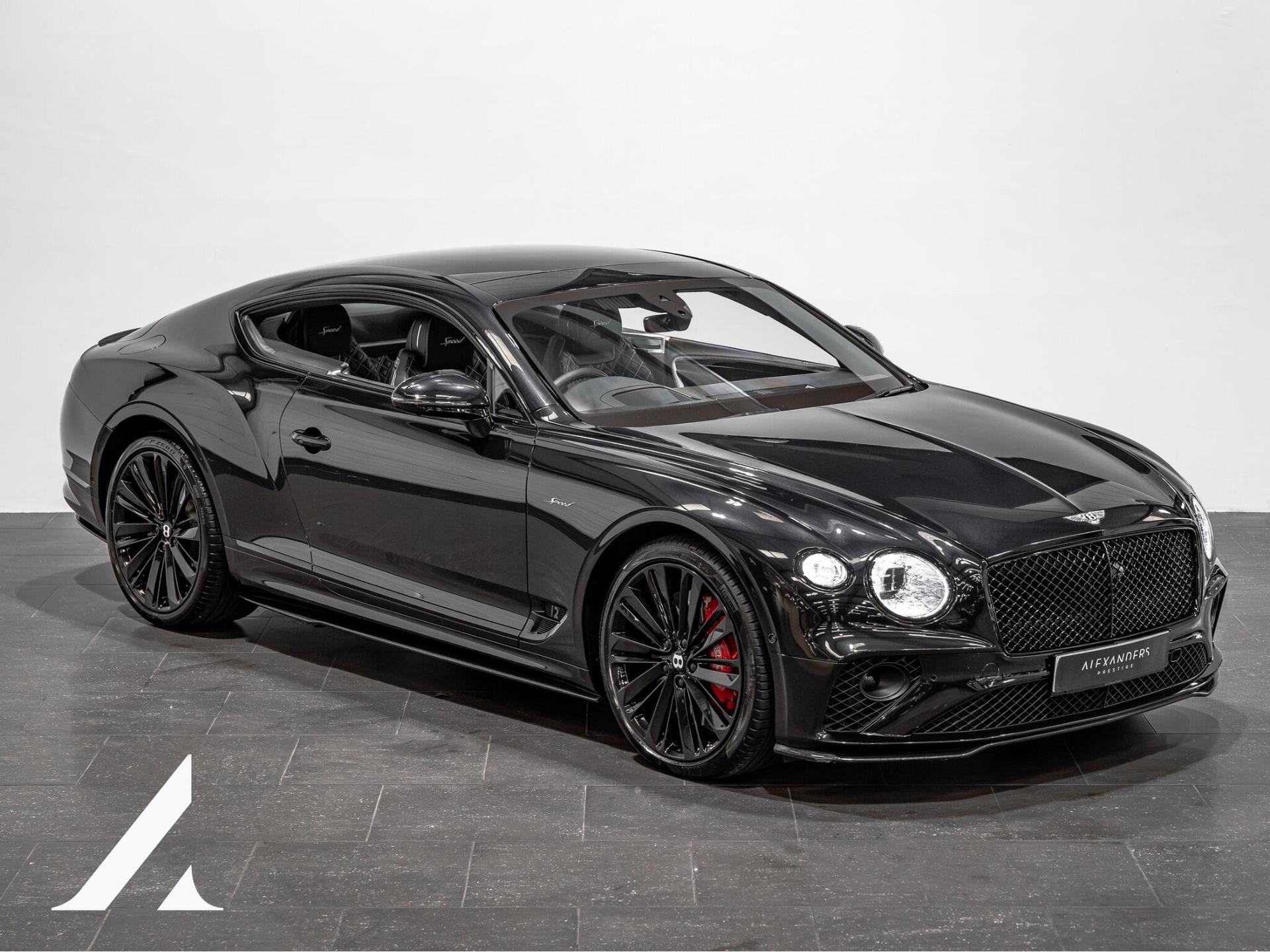 An exterior shot of the front right on a 2021 Bentley Continental