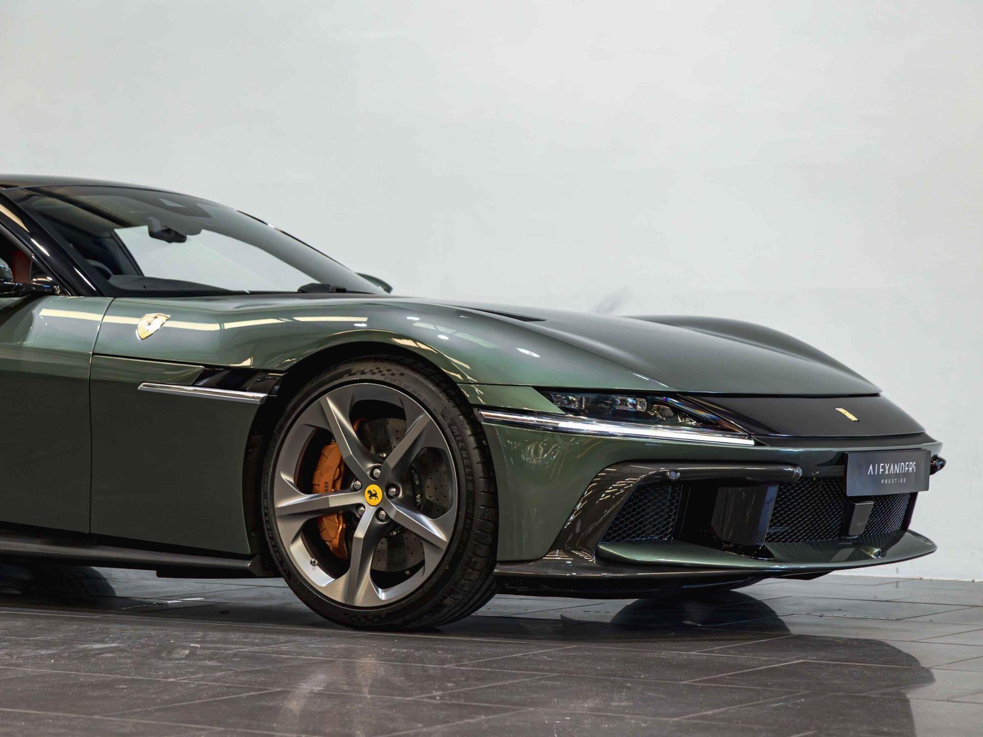An exterior shot of the front right on a 2025 Ferrari 12Cilindri