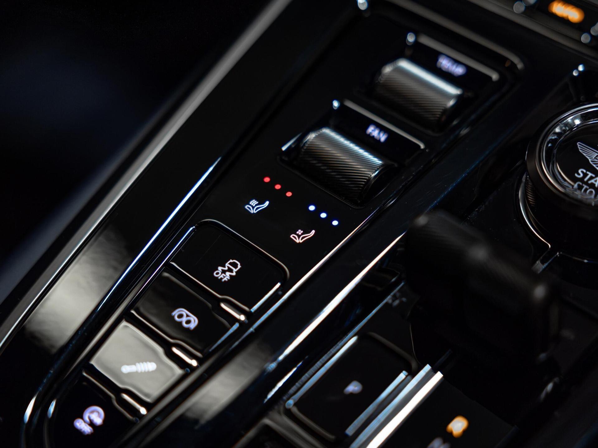 An interior shot of the misc controls on a 2025 Aston Martin DBX