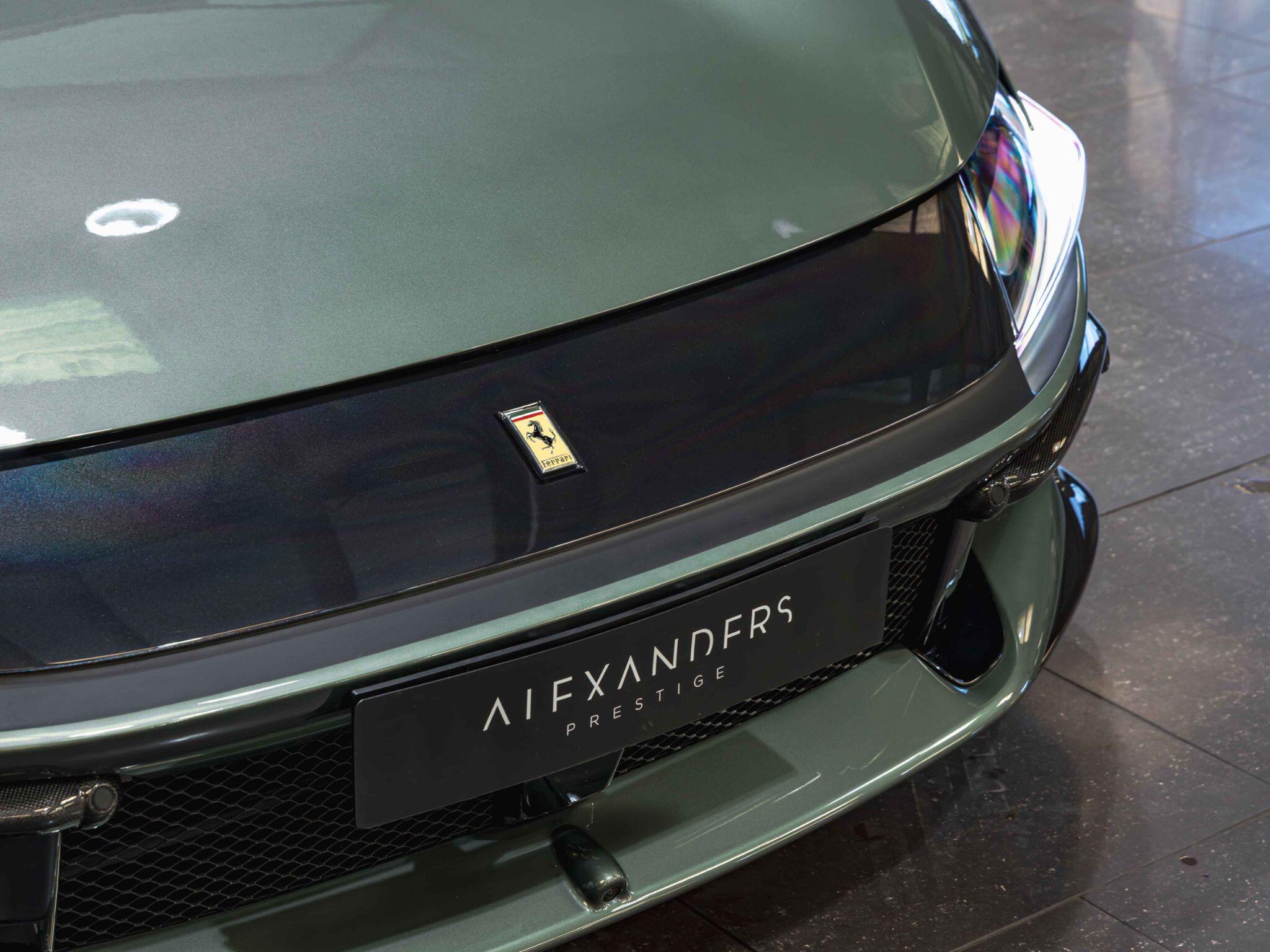 An exterior shot of the badge exterior on a 2025 Ferrari 12Cilindri