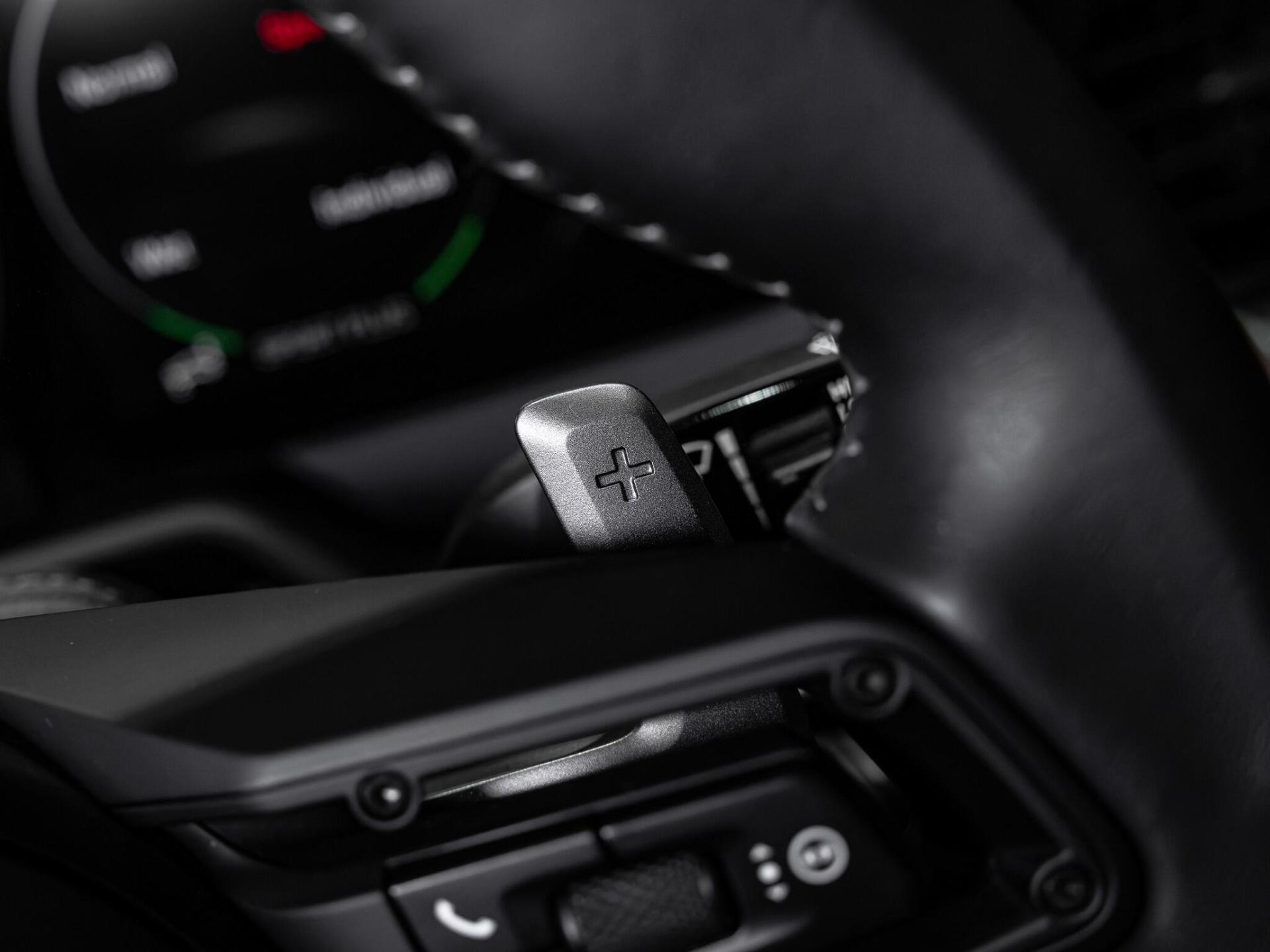An interior shot of the misc controls on a 2024 Porsche 911