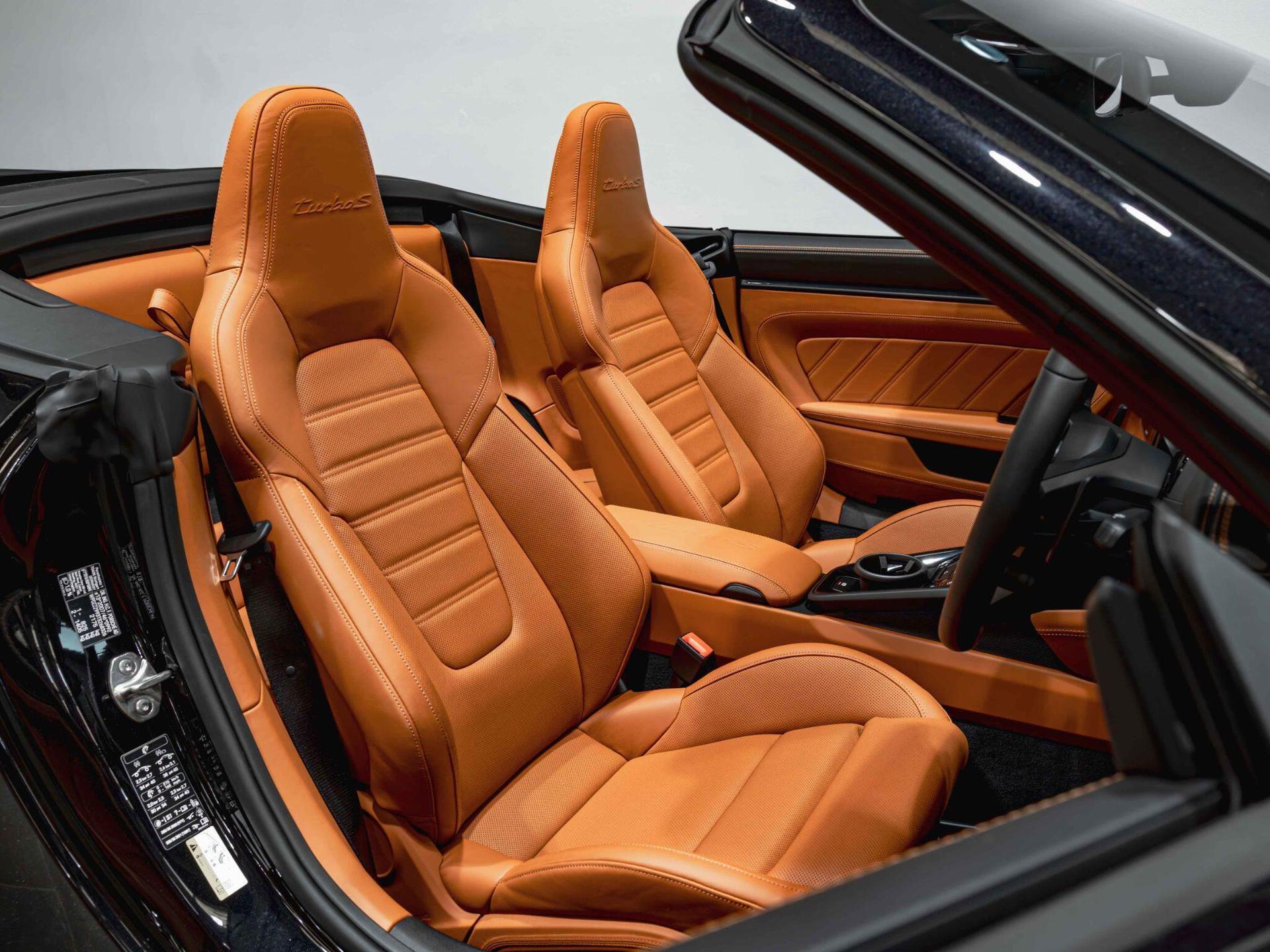 An interior shot of the driver seat on a 2026 Porsche 911