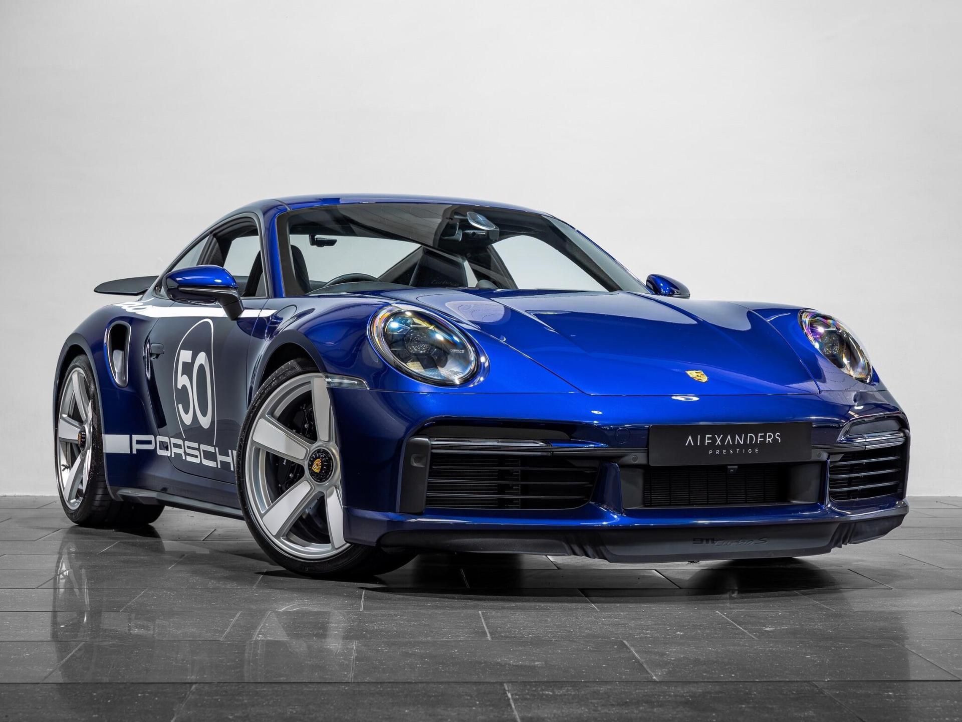 An exterior shot of the front right on a 2024 Porsche 911