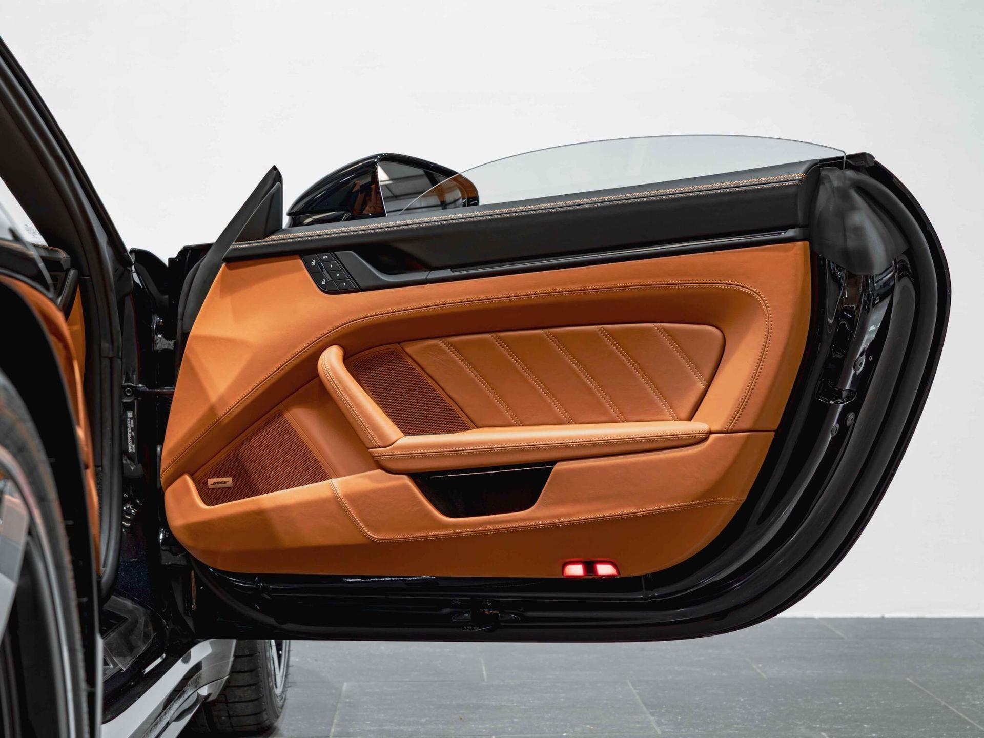 An interior shot of the door interior on a 2026 Porsche 911