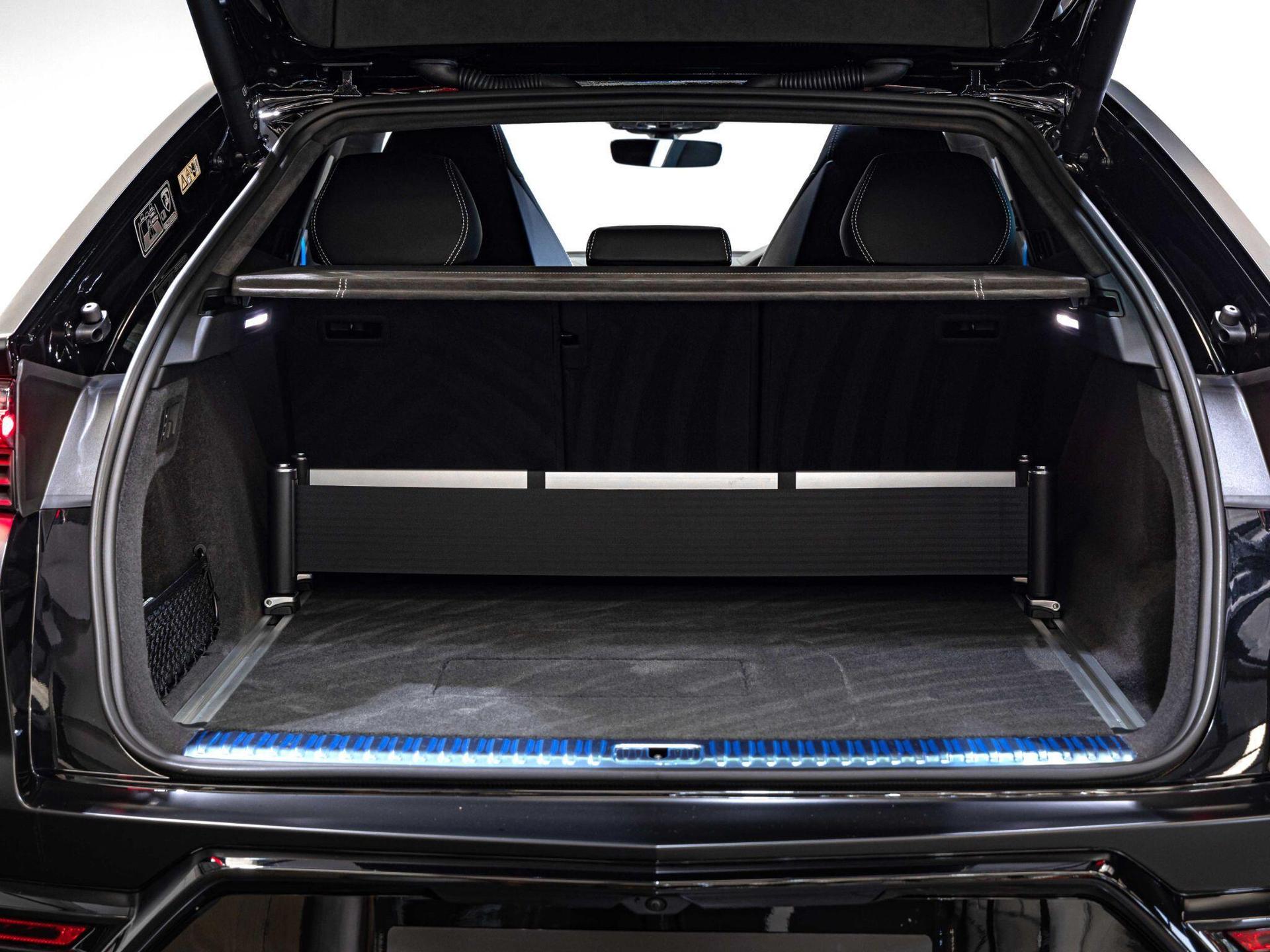An interior shot of the boot on a 2025 Lamborghini Urus