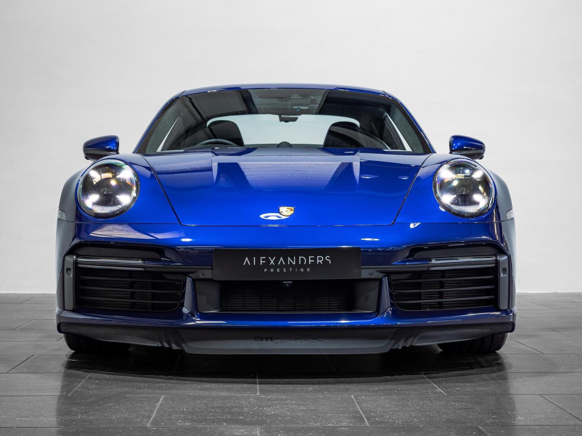 An exterior shot of the front on a 2024 Porsche 911