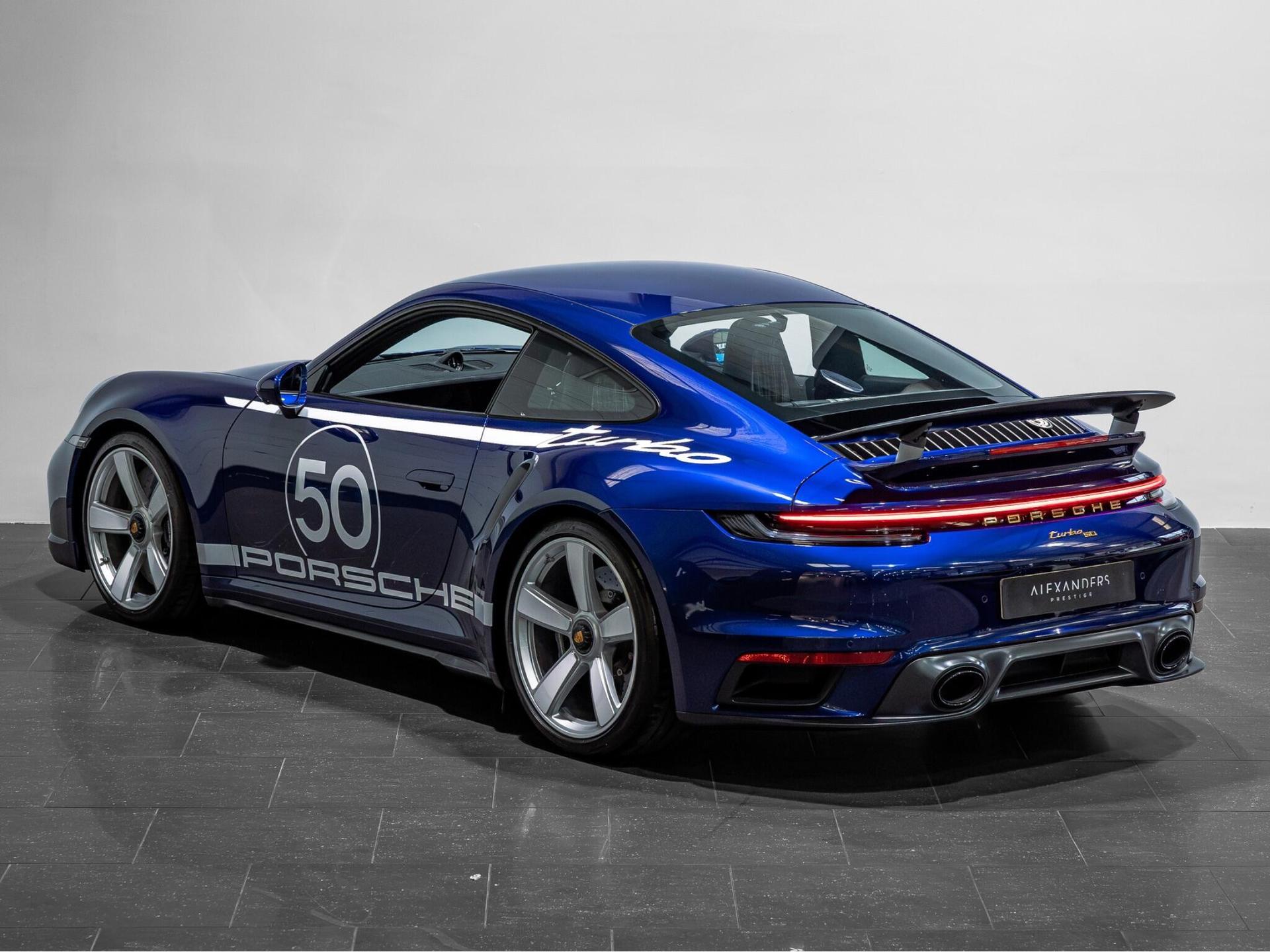 An exterior shot of the front right on a 2024 Porsche 911
